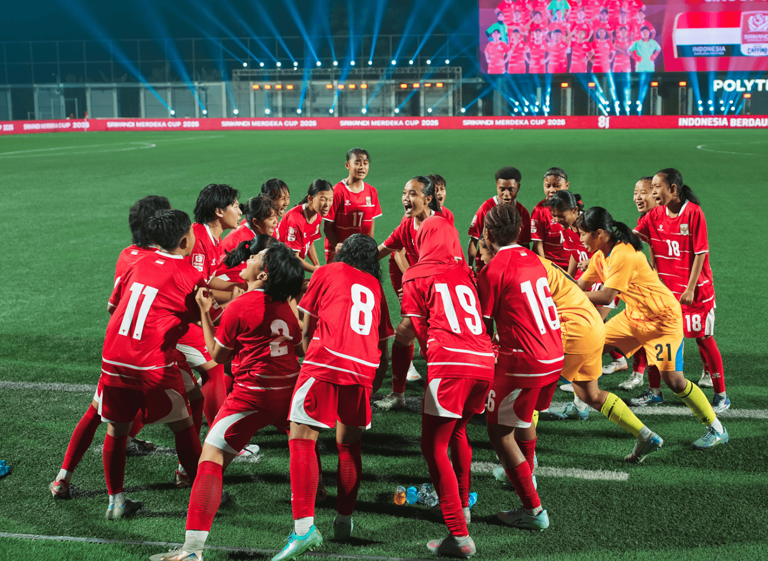 Garuda Pertiwi Menang Telak 7-0 atas Arab Saudi di Srikandi Merdeka Cup 2026